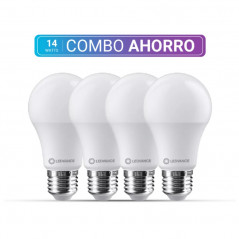 COMBO AHORRO LEDVANCE 4 lámparas led 14W luz fría