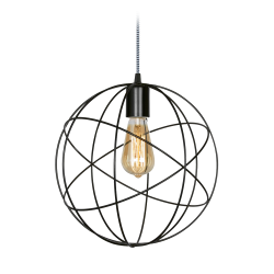 Cival 3000 jaulitas colgante orbital 35cms e27 1l negro