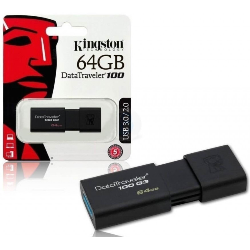 Pen Drive De 64 Gb Dt100g3 64gb