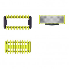 Cuchilla de repuesto PHILIPS QP610 para afeitadora OneBlade con peine protector