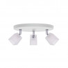 Aplique para ventilador SAN JUSTO CUBETO para 3 luces G9 tulipa blanco