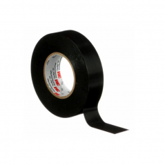 Cinta aisladora 3M TEMFLEX 1550 pvc 18mm por 10 metros negro uso general