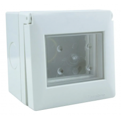 Caja exterior CAMBRE SXXII 2 modulos IP55 con ventana flexible