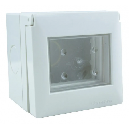 Caja exterior CAMBRE SXXII 2 modulos IP55 con ventana flexible