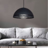 Colgante FERROLUX LEÓN para 1 luz E27 chapa negro