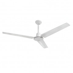 Ventilador de techo EVEREST AX-3 55'' 3 paletas metalicas blanco reacondicionado