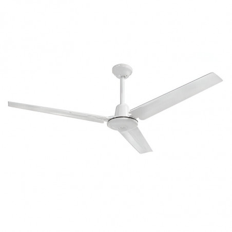 Ventilador de techo EVEREST AX-3 55'' 3 paletas metalicas blanco reacondicionado