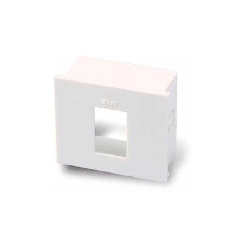 Caja de aloje rj45 sxxi 6930 para 1 modulo blanco