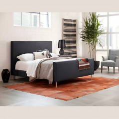 Velador de mesa 180° ILUMINACIÓN CUZCO para 1 luz E27 cerámica negro