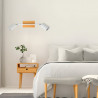 Aplique 180° ILUMINACIÓN AGALMA para 2 luces GU10 regulable blanco