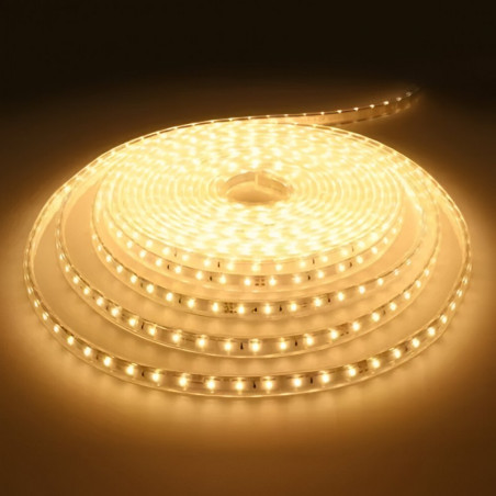 Cinta led CANDIL 60led IP66 12W 12v 3000K luz cálida por 5 metros