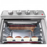 Horno eléctrico ATMA HGFA2323PI 23 litros 1800W con freídora de aire gris