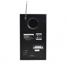 Parlante Bluetooth NISUTA NSPAM82L 20W con radio FM MP3 y luz led Reacondicionado