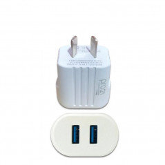 Cargador PRO21 LITE 2 USB 3.1A blanco sin cable