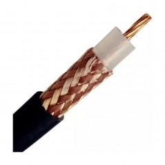Cable Coaxial EPUYEN RG59 75 ohms negro foam 67& blindado por metro