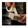 Cinta de papel 3M 201+ 12mm por 55 metros blanco uso general