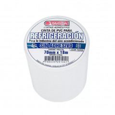 Cinta refrigeración TACSA pvc 70mm por 18 metros sin adhesivo