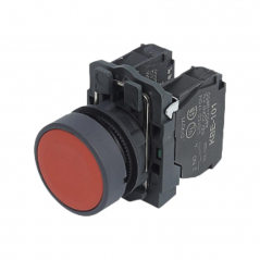 Pulsador rasante CNC XB5-AA42 1 NC rojo