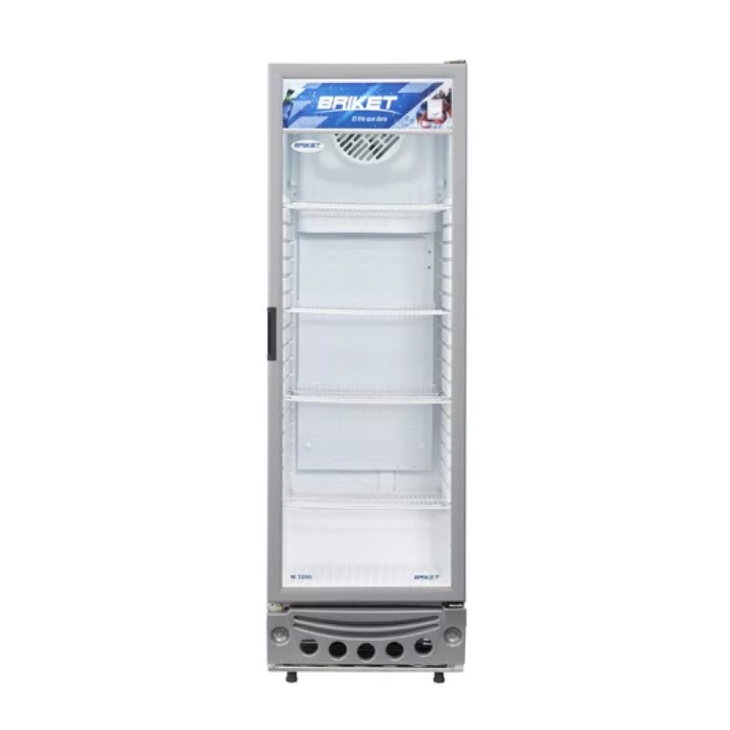 Heladera exhibidora BRIKET M3000 vertical 293 Litros blanca Heladera exhibidora BRIKET M3000 vertical 293 Litros blanca