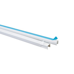 Cablecanal dexson dxn10021 10x10mm con adhesivo blanco