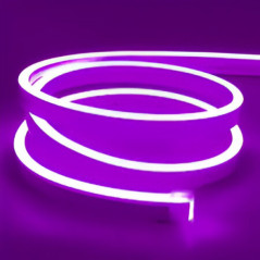 Tira led ILUMROS NEON IP65 11mm 12V luz violeta por 5 metros
