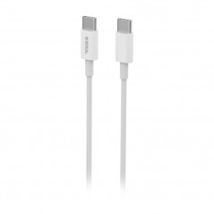 Cargador SOUL CVQ-PD20WC carga rápida 20W USB C con cable blanco