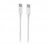 Cargador SOUL CVQ-PD20WC carga rápida 20W USB C con cable blanco