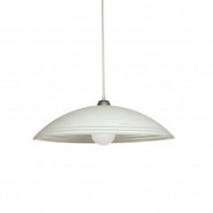 Colgante 180° ILUMINACIÓN MAIN para 1 luz 25cm E27 vidrio blanco