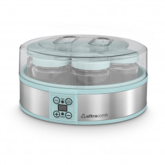Yogurtera ULTRACOMB TG-2707 7 vasos de vidrio 180ml temporizador pantalla LCD