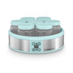 Yogurtera ULTRACOMB TG-2707 7 vasos de vidrio 180ml temporizador pantalla LCD