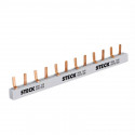 Barra bifasica STECK S2F210B 80A 220V 2x6 polos DIN