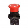 Pulsador de emergencia CNC LAY5-ES542 1na 1/4 giro 40mm hongo rojo