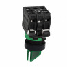 Selectora luminosa CNC XB5-AK2365 1nc+1na 0-1 24V maneta corta verde fija