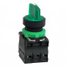 Selectora luminosa CNC XB5-AK3365 1nc+1na 2-0-1 220V maneta corta verde fija