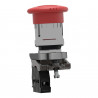 Pulsador de emergencia CNC LAY4-BS542 1na 1/4 giro 40mm hongo rojo metalico