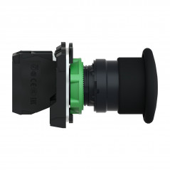 Pulsador de emergencia CNC XB5-AC21 1na 40mm hongo negro