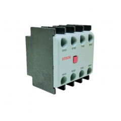 Contactor auxiliar STECK SF31 frontal 3NA+1NC para contactor SK1-SD2