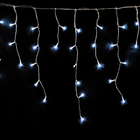 Luz navidad lluvia 300 luces 3 metros luz blanca fría