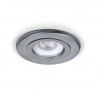 Spot SAN JUSTO dicro de embutir para 1 luz GU10 móvil acero reacondicionado