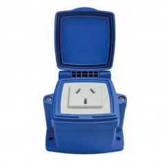 Caja capsulada exterior 1 toma polarizado 20A