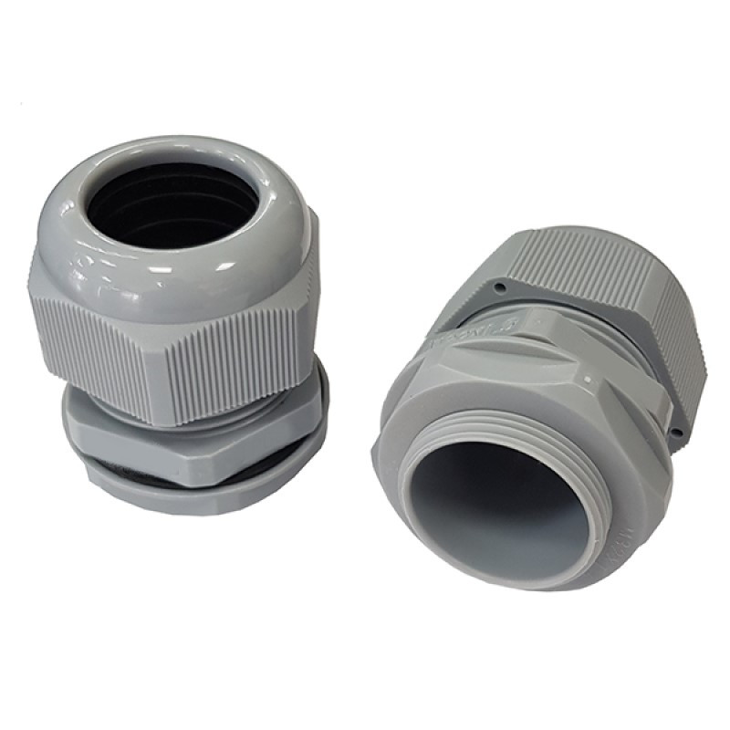 Prensacaño PERCAN PLAST 25mm IP65 nylon gris Prensacaño PERCAN PLAST 25mm IP65 nylon gris