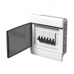 Caja para térmicas SISTELECTRIC 4 módulos embutir blanco