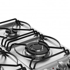 Cocina ELECTROLUX 56DXQ multigas 56cm 4 hornallas gris