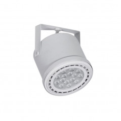 Spot SAN LORENZO CABEZALES para 1 luz AR111 GU10 móvil con soporte blanco