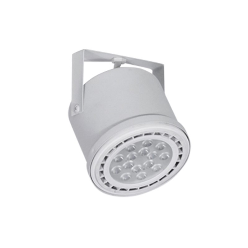 Spot SAN LORENZO CABEZALES para 1 luz AR111 GU10 móvil con soporte blanco