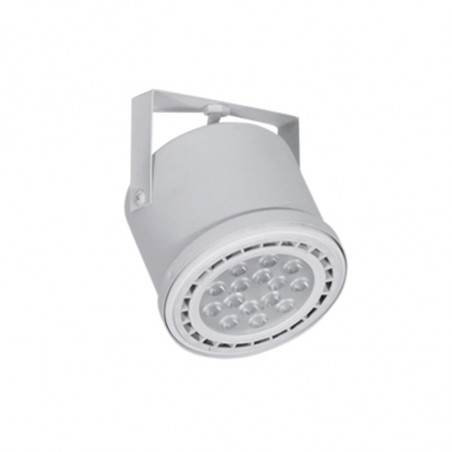 Spot SAN LORENZO CABEZALES para 1 luz AR111 GU10 móvil con soporte blanco