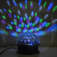 Bola disco led TBCin PARTY 6W RGB audiorítmica giratoria con control