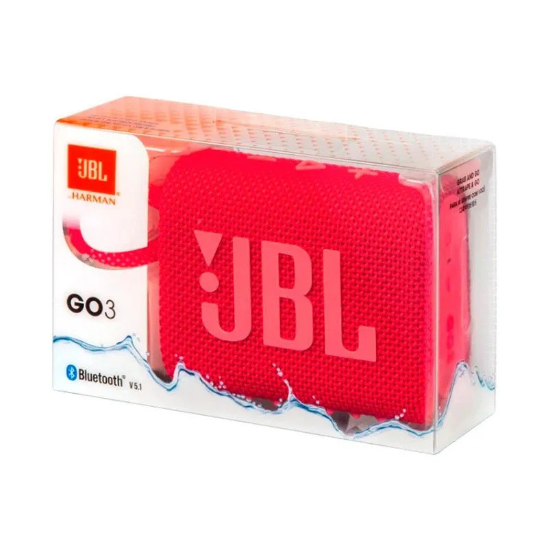 Parlante bluetooth JBL GO 3 IP67 Rojo Parlante bluetooth JBL GO 3 IP67 Rojo