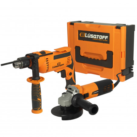 Kit amoladora 720W + taladro 600W LUSQTOFF KATL-8