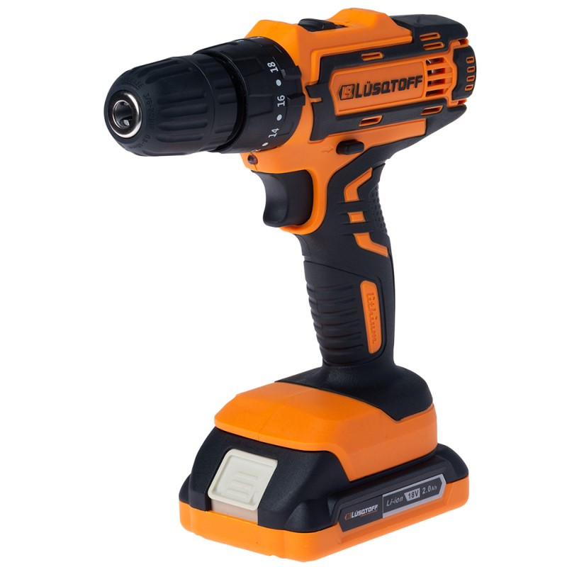 Taladro a batería LUSQTOFF ATL18-8B con percutor 18V 1350RPM Taladro a batería LUSQTOFF ATL18-8B con percutor 18V 1350RPM